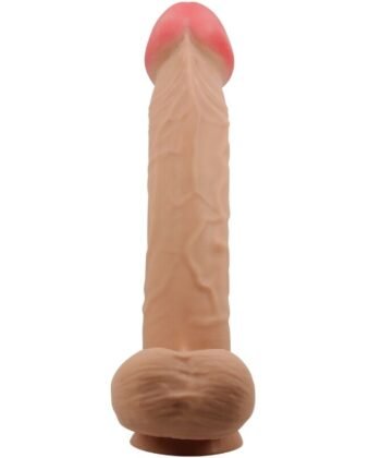 Visão alternativa de PRETTY LOVE - SÉRIE SLIDING SKIN DILDO REALÍSTICO COM VENTOSA DESLIZANTE PELE CARNE 26 CM