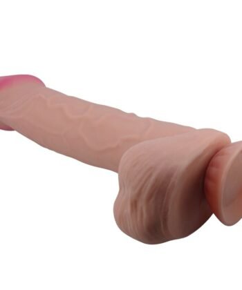Visão alternativa de PRETTY LOVE - SÉRIE SLIDING SKIN DILDO REALÍSTICO COM VENTOSA DESLIZANTE PELE MARROM 26 CM