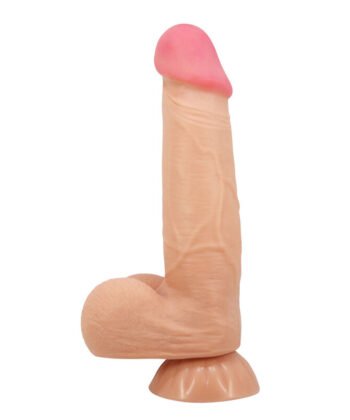 PRETTY LOVE - SÉRIE SLIDING SKIN DILDO REALÍSTICO COM VENTOSA DESLIZANTE PELE 21,8 CM