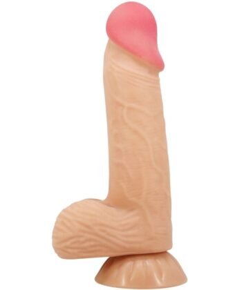 PRETTY LOVE - SÉRIE SLIDING SKIN DILDO REALÍSTICO COM VENTOSA DESLIZANTE PELE 20,6 CM