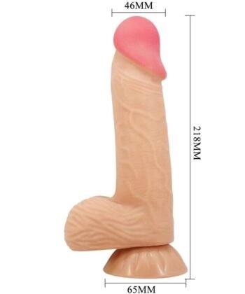 Visão alternativa de PRETTY LOVE - SÉRIE SLIDING SKIN DILDO REALÍSTICO COM VENTOSA DESLIZANTE PELE 20,6 CM