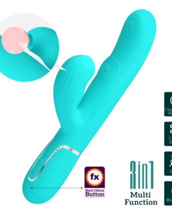 PRETTY LOVE - PERLITA MULTIFUNÇÃO 3 EM 1 VIBRADOR G-SPOT AQUA VERDE - Image 5