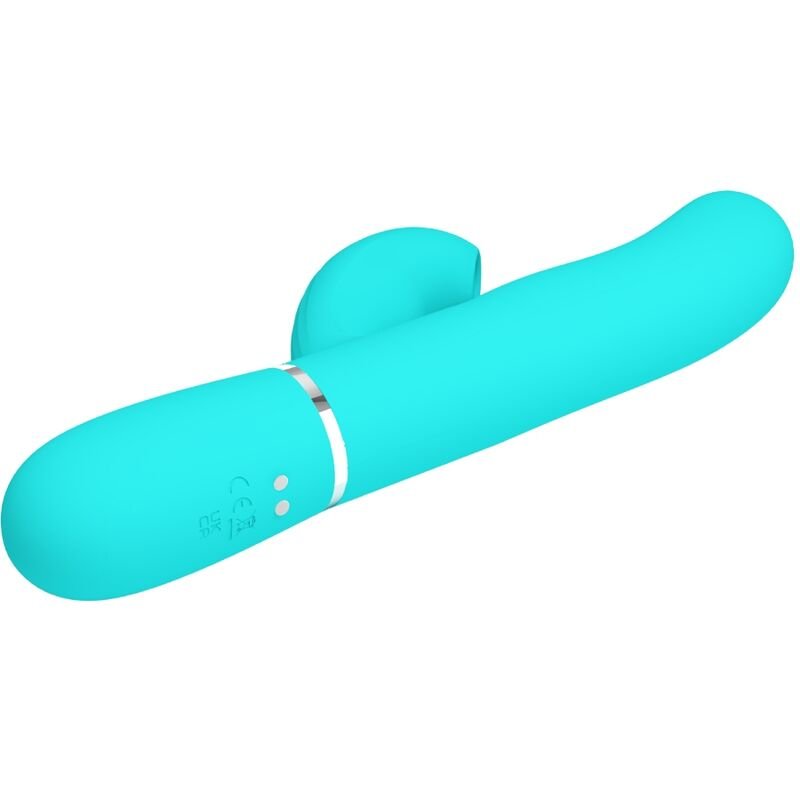 PRETTY LOVE - PERLITA MULTIFUNO 3 EM 1 VIBRADOR G-SPOT AQUA VERDE - Imagem 4