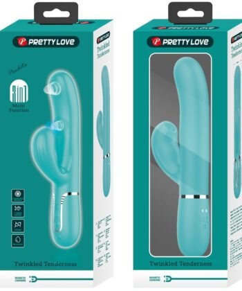 PRETTY LOVE - PERLITA MULTIFUNÇÃO 3 EM 1 VIBRADOR G-SPOT AQUA VERDE - Image 3