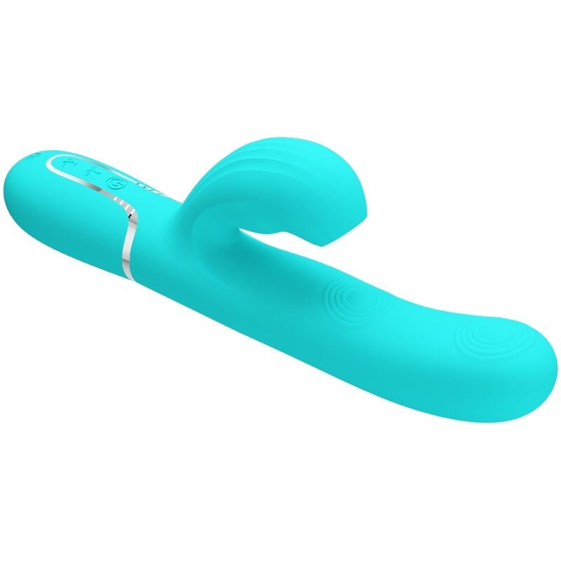 PRETTY LOVE - PERLITA MULTIFUNO 3 EM 1 VIBRADOR G-SPOT AQUA VERDE - Imagem 2