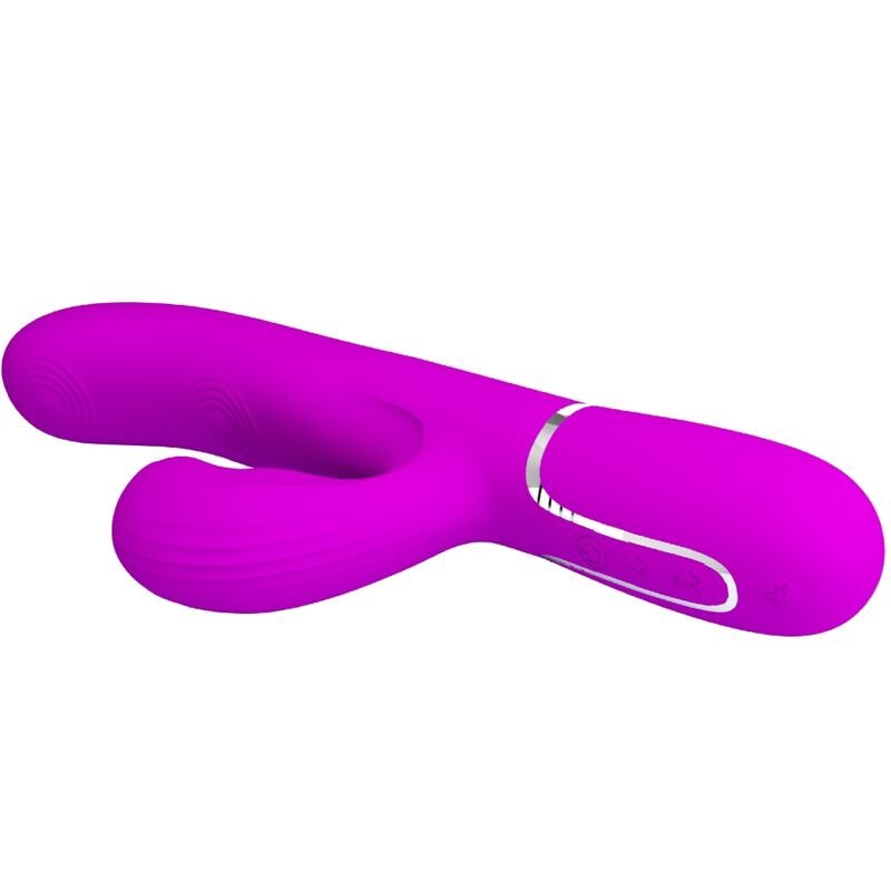 PRETTY LOVE - PERLITA MULTIFUNO 3 EM 1 VIBRADOR G-SPOT VIOLETA - Imagem 2