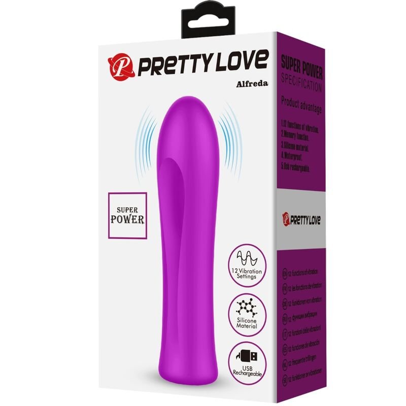 PRETTY LOVE - ALFREDA SUPER POWER VIBRADOR VIOLETA - Image 2