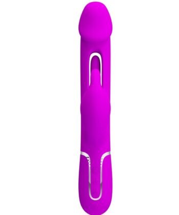 Visão alternativa de PRETTY LOVE - VIBRADOR COELHO DEJON 3 EM 1 MULTIFUNO FUCSIA