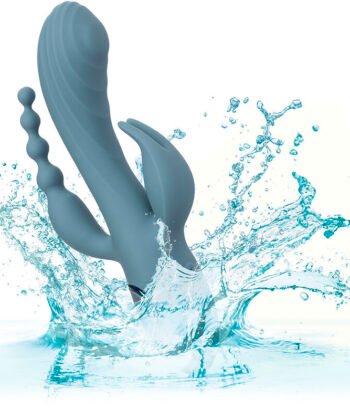 Visão alternativa de CALEXOTICS - VIBRADOR TRIPLO ECSTASY CINZA