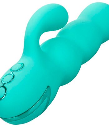 Visão alternativa de CALEXOTICS - VIBRADOR DEL MAR DIVA RABBIR AQUA GREEN POR CALIFORNIA DREAMING