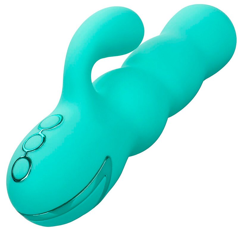 CALEXOTICS - VIBRADOR DEL MAR DIVA RABBIR AQUA GREEN POR CALIFORNIA DREAMING - Image 2