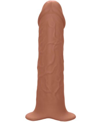 CALEXOTICS - PERFORMANCE MAXX LIFE-LIKE EXTENSION COM ARNÊS PELE MARROM