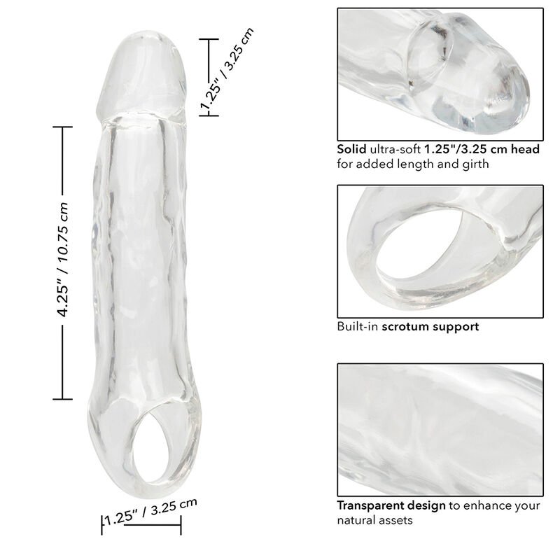 CALEXOTICS - PERFORMANCE MAXX CLEAR EXTENSION 5,5 TRANSPARENTE - Imagem 5