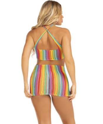 Visão alternativa de LEG AVENUE - VESTIDO MULTICOLOR