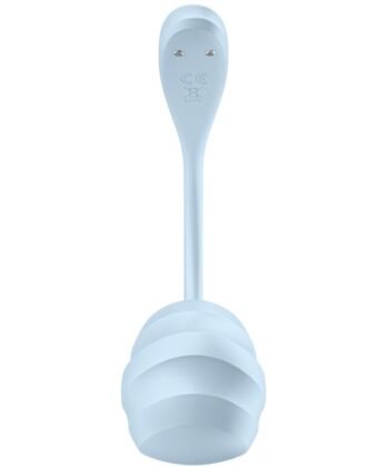 SATISFYER - ESTIMULADOR DE PONTO G DE PÉTALA LISA CÉU AZUL APLICAÇÃO GRATUITO - Image 5