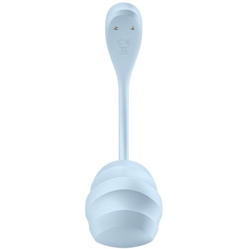SATISFYER - ESTIMULADOR DE PONTO G DE PÉTALA LISA CÉU AZUL APLICATIVO GRATUITO - Image 5