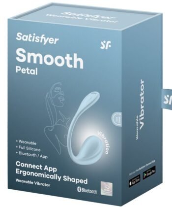 SATISFYER - ESTIMULADOR DE PONTO G DE PÉTALA LISA CÉU AZUL APLICAÇÃO GRATUITO - Image 3