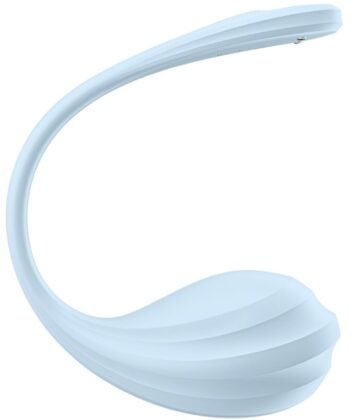 Visão alternativa de SATISFYER - ESTIMULADOR DE PONTO G DE PÉTALA LISA CÉU AZUL APLICATIVO GRATUITO
