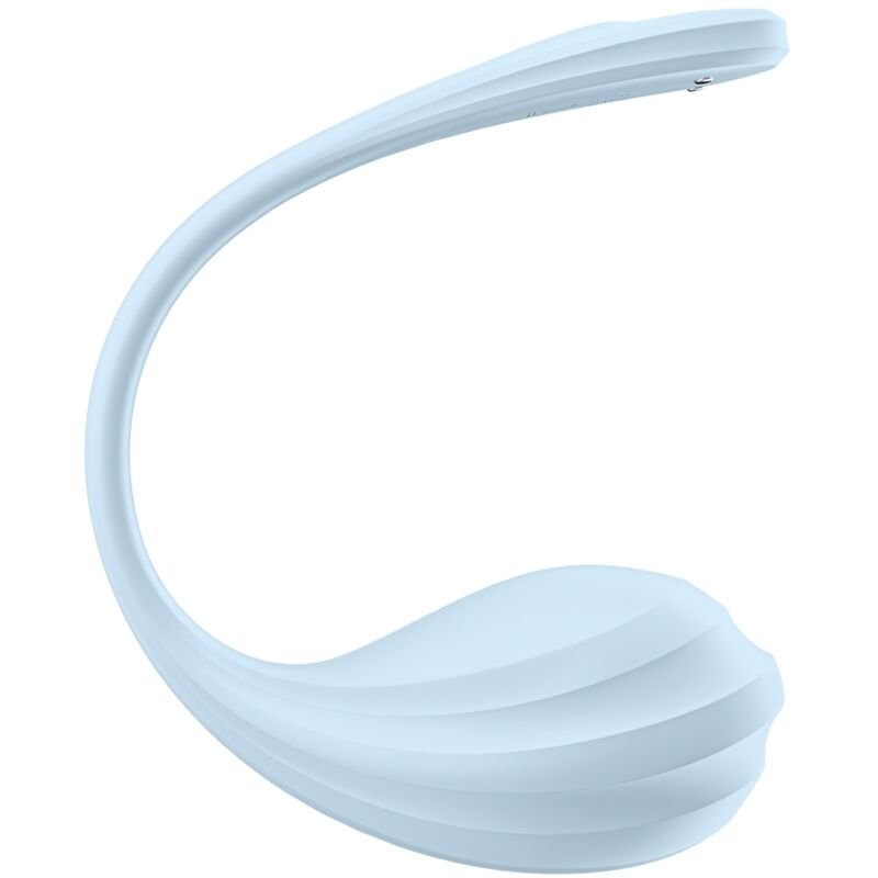 SATISFYER - ESTIMULADOR DE PONTO G DE PÉTALA LISA CÉU AZUL APLICATIVO GRATUITO - Image 2