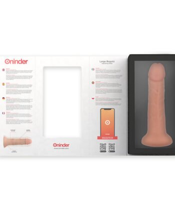 ONINDER - GRANDE VIBRADOR BOGOTÁ DILDO 9 VELOCIDADES NATURAL 22 CM -O- 4,5 CM - APLICAÇÃO GRATUITO - Image 3