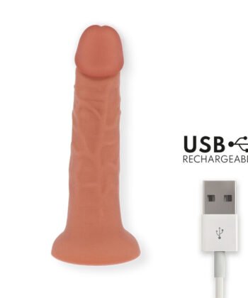 ONINDER - DILDO VIBRADOR BOGOTÁ MÉDIO 9 VELOCIDADES NATURAL 20 CM -O- 4.2 CM - APLICAÇÃO GRATUITO - Image 4