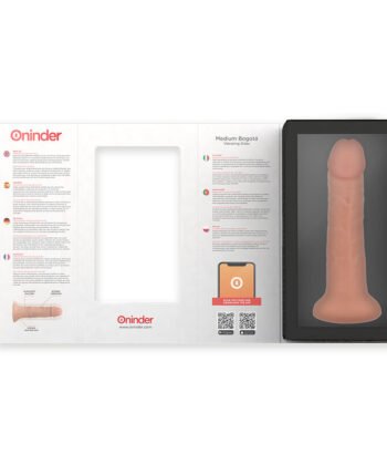 ONINDER - DILDO VIBRADOR BOGOTÁ MÉDIO 9 VELOCIDADES NATURAL 20 CM -O- 4.2 CM - APLICAÇÃO GRATUITO - Image 3