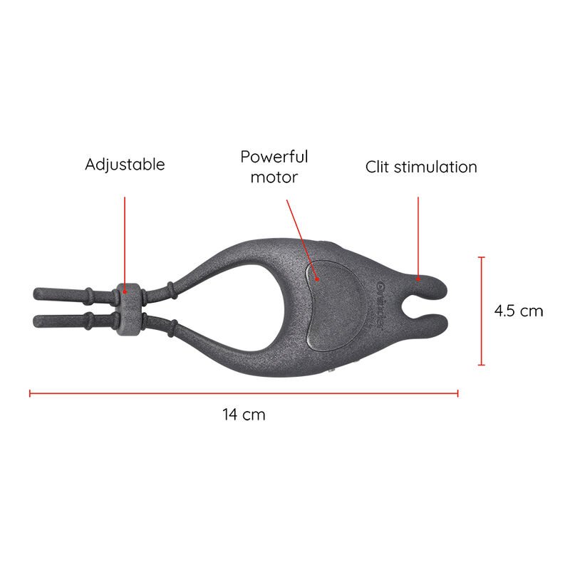ONINDER - ANEL VIBRADOR AJUSTÁVEL RECARREGÁVEL PAMPA COM ESTIMULADOR DE CLITÓRIS 10 VELOCIDADES - APLICATIVO GRATUITO - Image 3