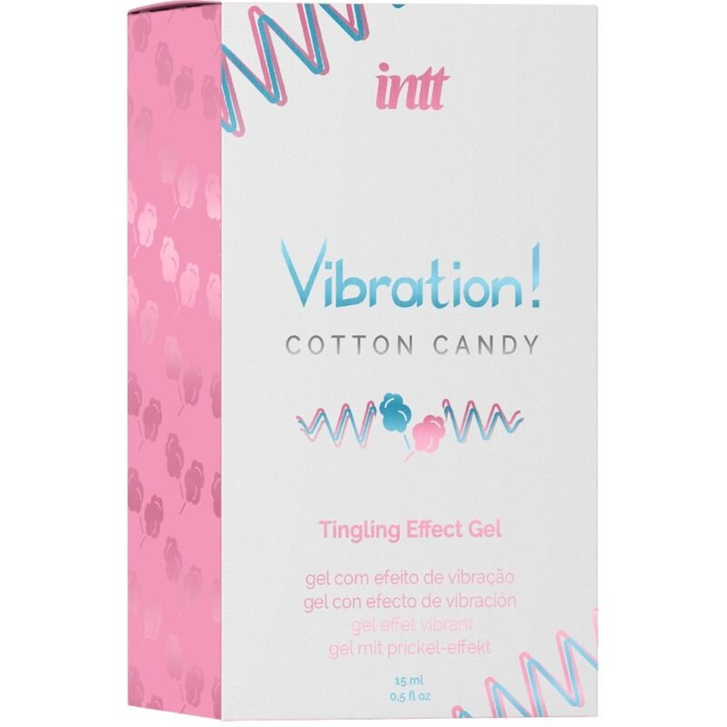 INTT - PODEROSO ESTIMULANTE ÍNTIMO ALGODÃO DOCE GEL VIBRADOR LÍQUIDO 15 ML - Image 3