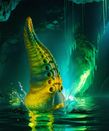 Visão alternativa de EPIC - DILDO TENTÁCULO VERDE CETUS TAMANHO GRANDE