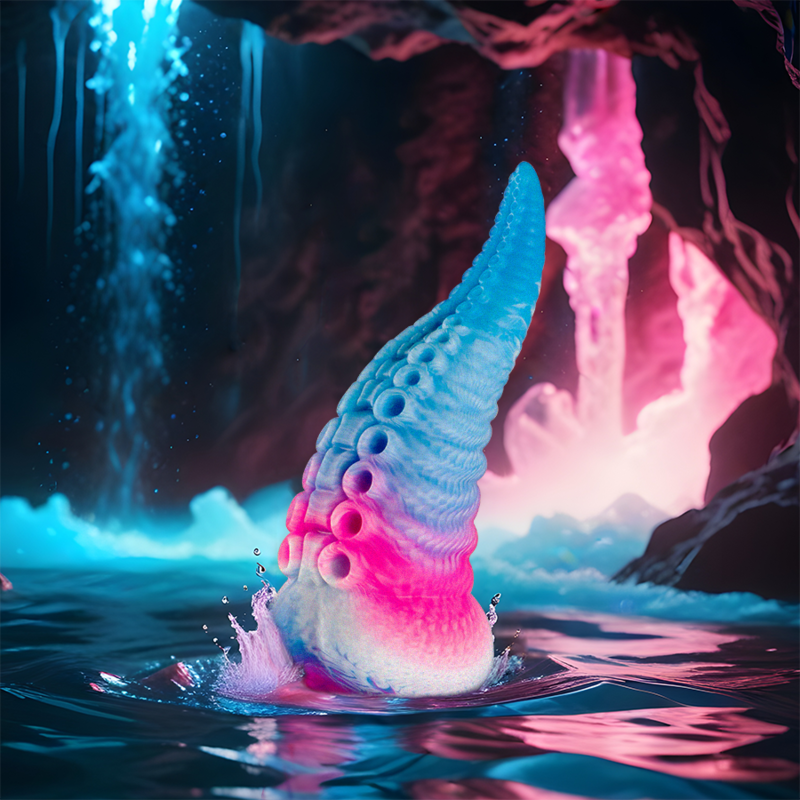 EPIC - DILDO DE TENTÁCULO AZUL PHORCYS TAMANHO PEQUENO - Imagem 2