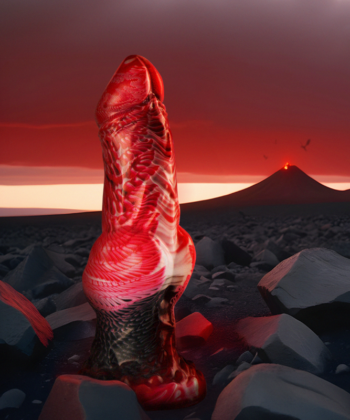 Visão alternativa de EPIC - HELIOS DILDO COM TESTÍCULOS CALOR E ÊXTASE