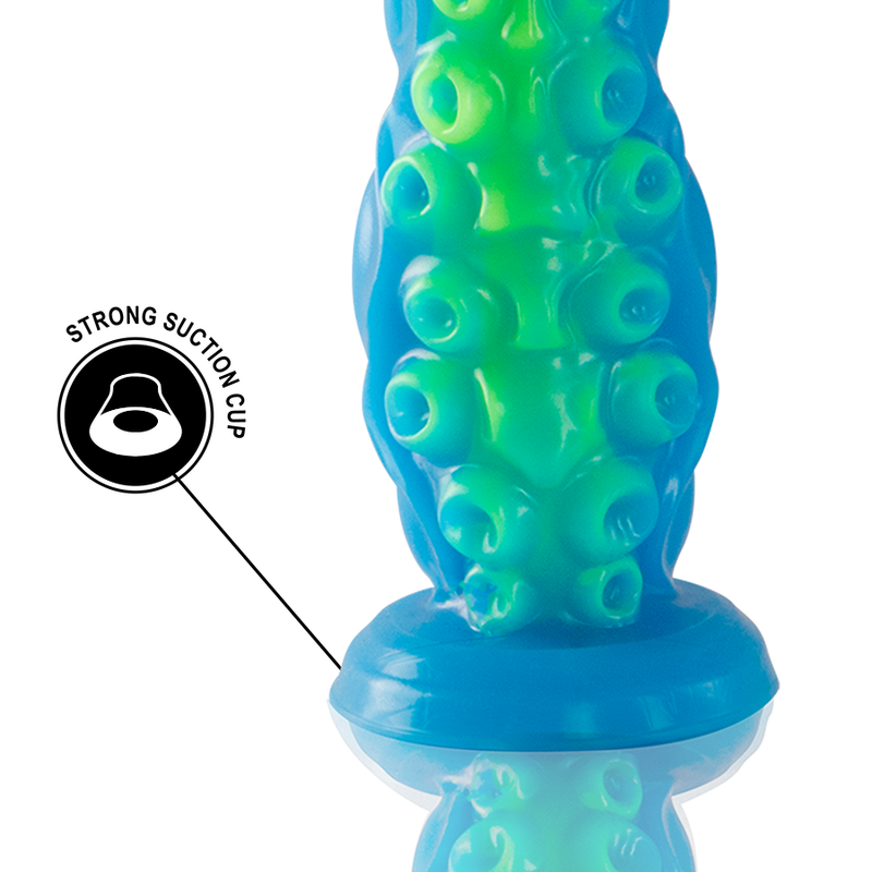 EPIC - SCYLLA FLUORESCENTE FINO TENTCULO DILDO TAMANHO GRANDE - Imagem 4