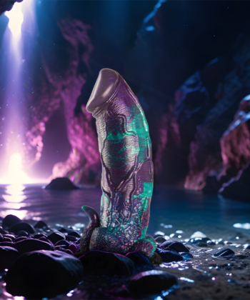 Visão alternativa de EPIC - DILDO BASILISCO DUPLO ESCAMOSO PRAZER TAMANHO GRANDE