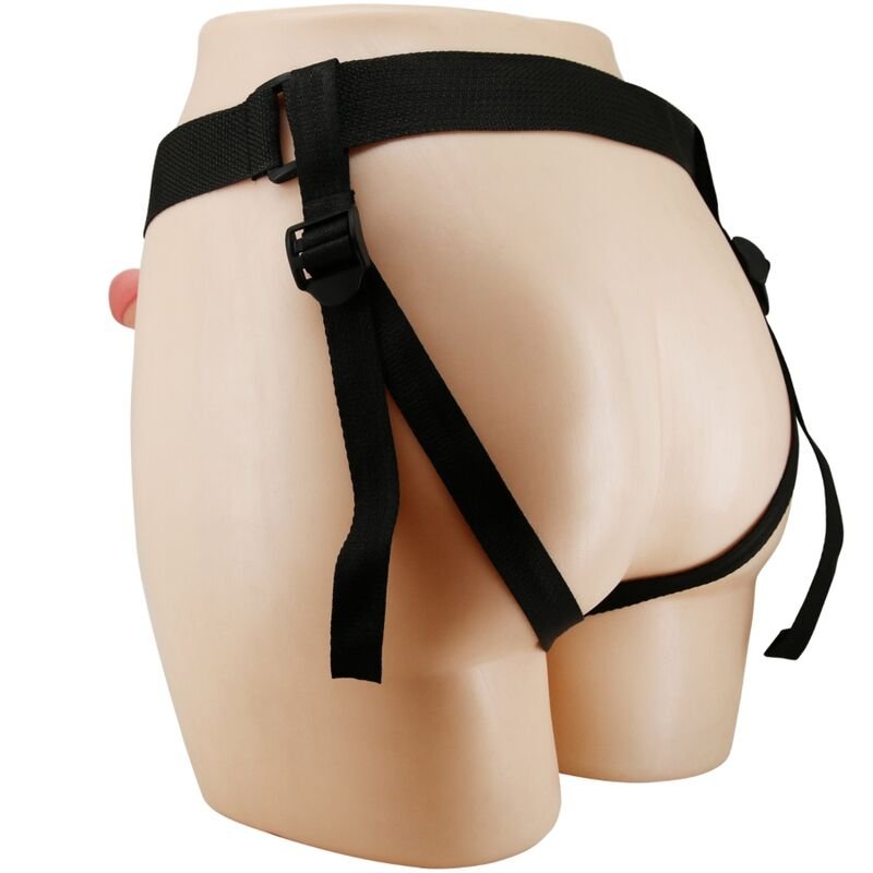 PRETTY LOVE - MAVIS HARNESS CUECAS UNIVERSAIS COM DILDO 19 CM NATURAL - Imagem 2