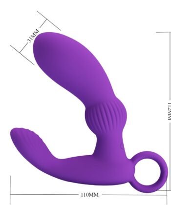 PRETTY LOVE - CAYLA MASSAGEADOR VIBRADOR ANAL LILA - Imagem 5