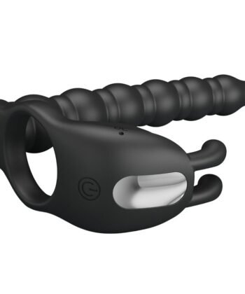 Alternative view of PRETTY LOVE - BLACKNEY ANÉIS PARA PÊNIS COM PLUG VIBRADOR