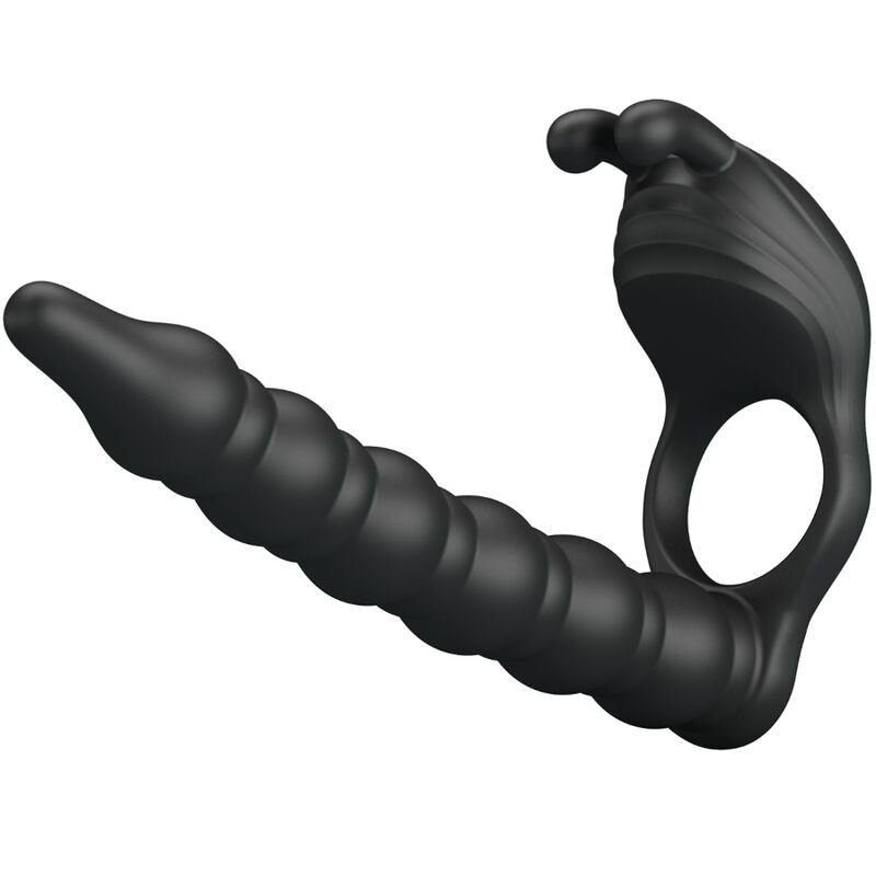 PRETTY LOVE - BLACKNEY ANÉIS PARA PÊNIS COM PLUG VIBRADOR - Imagem 4