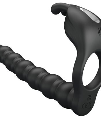 PRETTY LOVE - BLACKNEY ANÉIS PARA PÊNIS COM PLUG VIBRADOR