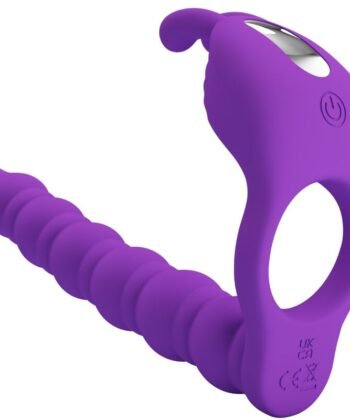 PRETTY LOVE - BLACKNEY ANÉIS PARA PÊNIS COM PLUG VIBRADOR