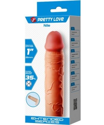 Alternative view of PRETTY LOVE - NILO EXTENSOR DE PÊNIS COBERTURA CARNE
