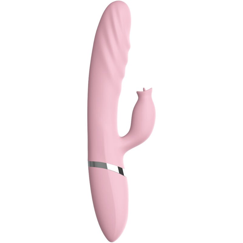 ARMONY - VIBRADOR E THRUSTING COM LÍNGUA DE EFEITO DE CALOR ROSA - Image 2