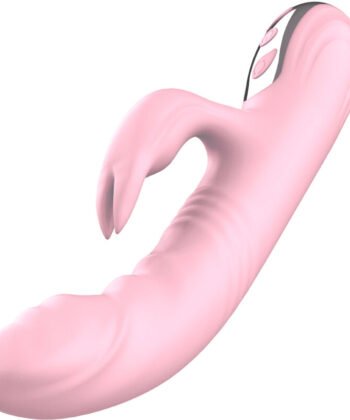 ARMONY - VIBRADOR DE COELHO TOTALMENTE ROSA EFEITO DE CALOR