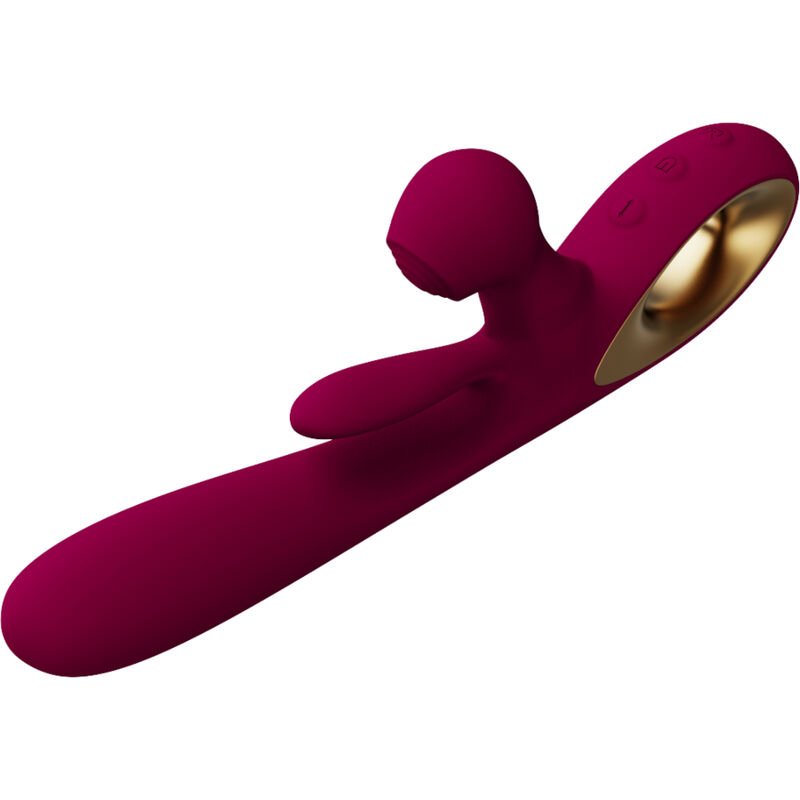 ARMONY - VIBRADOR DE IMPACTO SWING E ESTIMULADOR DUPLO MODELO 1 BORDEAUX - Imagem 3