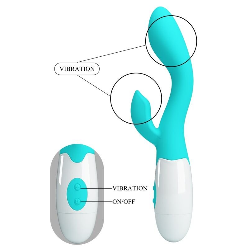 PRETTY LOVE - VIBRADOR BRILHANTE G-SPOT AQUA VERDE - Imagem 3