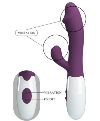 PRETTY LOVE - VIBRADOR SNAPPY G-SPOT ROXO