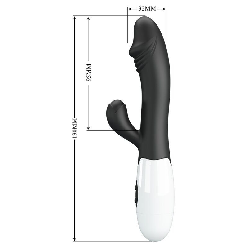 PRETTY LOVE - VIBRADOR SNAPPY G-SPOT PRETO - Imagem 3