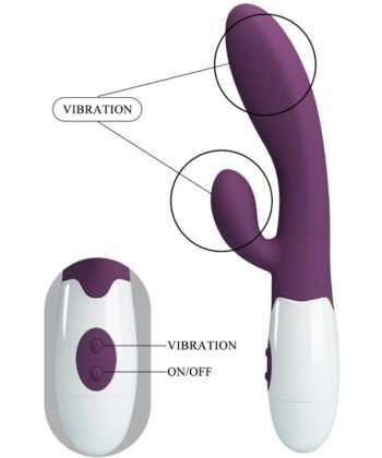 PRETTY LOVE - ALVIS VIBRADOR COELHO E PONTO G ROXO - Image 3