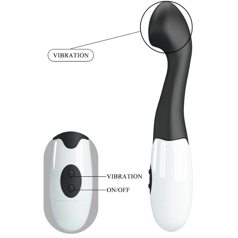 PRETTY LOVE - CHARLES VIBRADOR G-SPOT 30 MODOS PRETO - Image 3