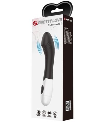 PRETTY LOVE - ELEMENTAL VIBRADOR G-SPOT 30 MODOS PRETO