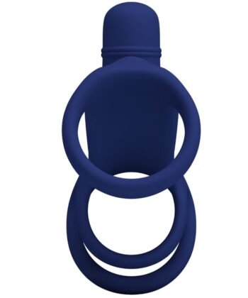 PRETTY LOVE - ANEL VIBRANTE ELISH COM EXTENSO AZUL - Image 3